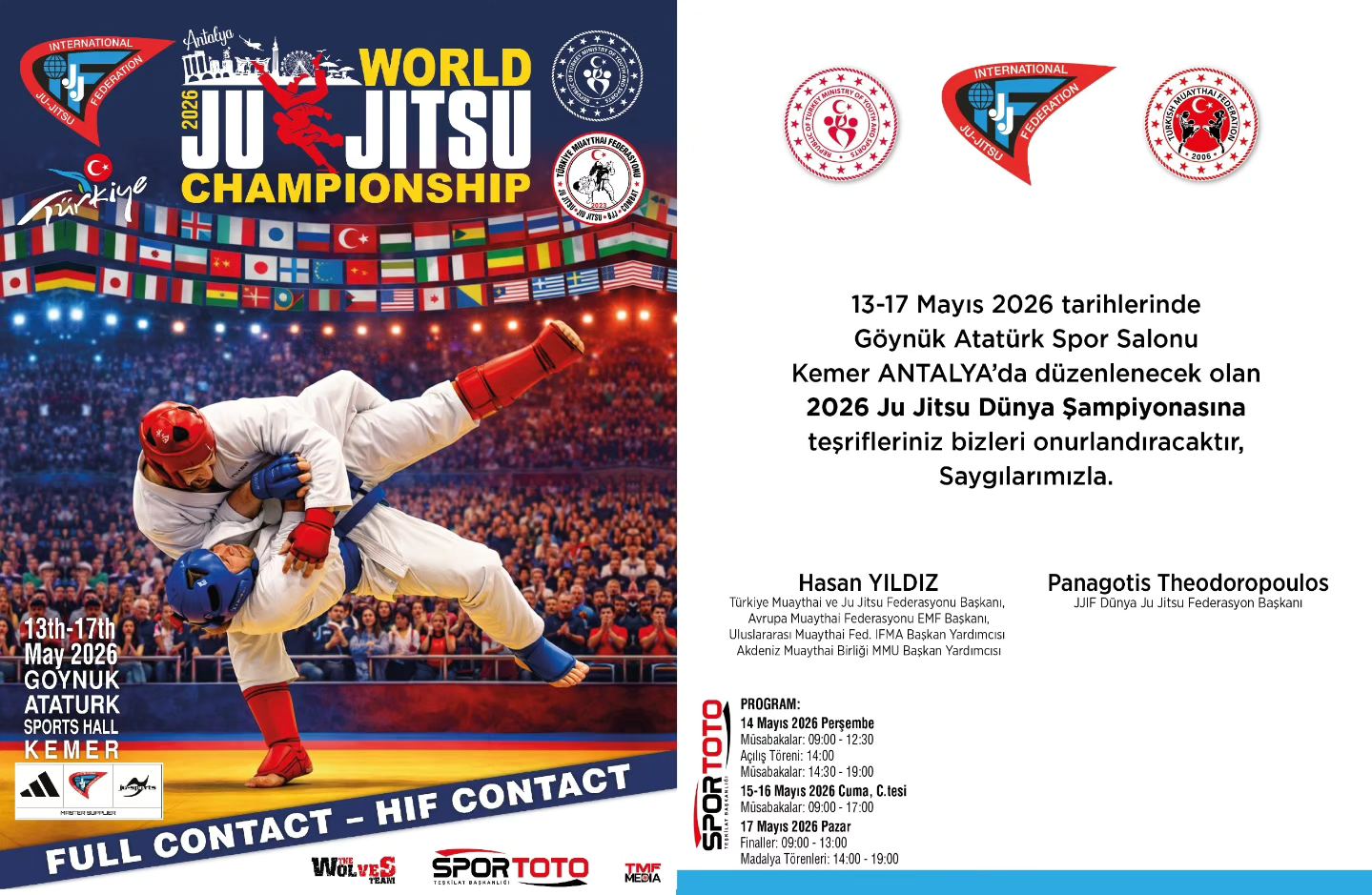 Contact Jujitsu Dünya Şampiyonası İçin Her Şey Hazır